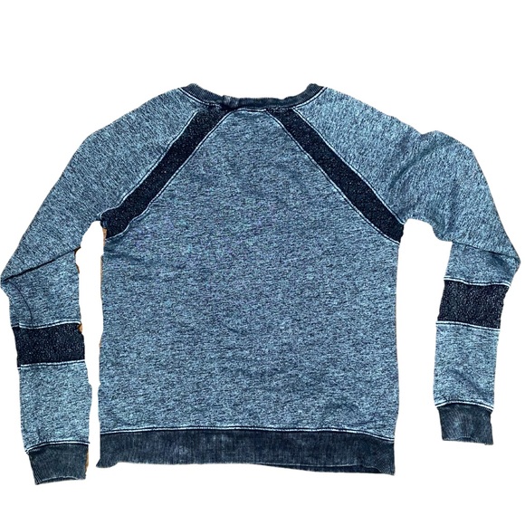 Affliction Live Fast Distressed Rhinestones Embellished Women's Sweatshirt Sz S - Picture 9 of 12